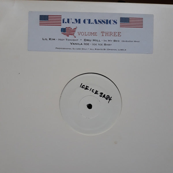 M.F.U : f.U.M CLASSICS VOLUME THREE (12", Promo, Unofficial)