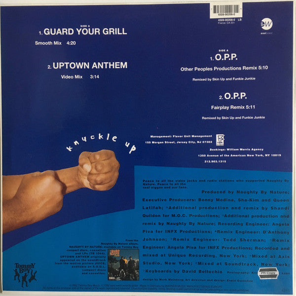 Naughty By Nature : Guard Your Grill & Uptown Anthem (12", Single)
