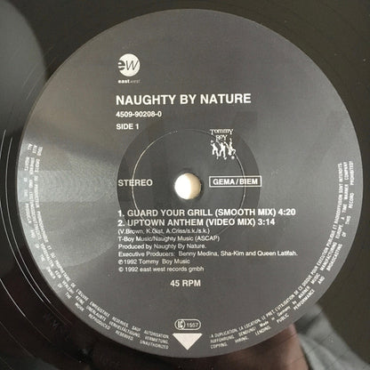 Naughty By Nature : Guard Your Grill & Uptown Anthem (12", Single)