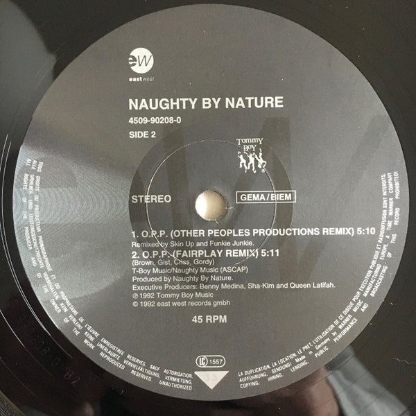 Naughty By Nature : Guard Your Grill & Uptown Anthem (12", Single)