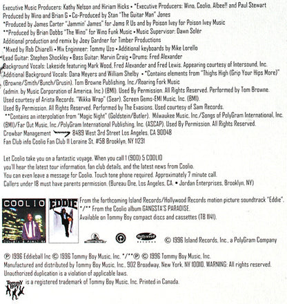 Coolio : It's All The Way Live (Now) (From The Motion Picture Soundtrack Eddie) (12")