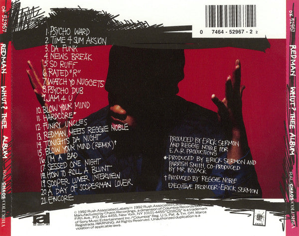 Redman : Whut? Thee Album (CD, Album)