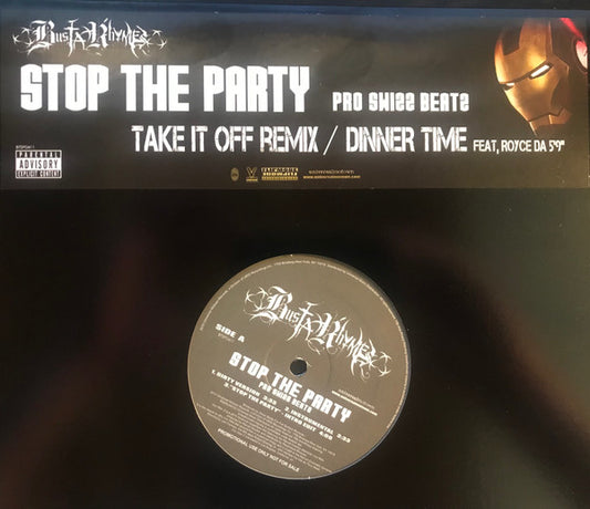 Busta Rhymes : Stop The Party (12", Promo)
