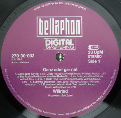 Wilfried : Ganz Oder Gar Net (LP, Album)
