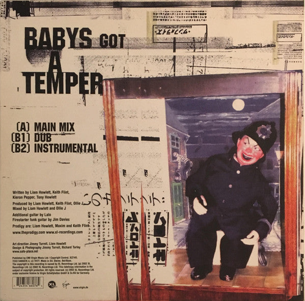 The Prodigy : Baby's Got A Temper (12")