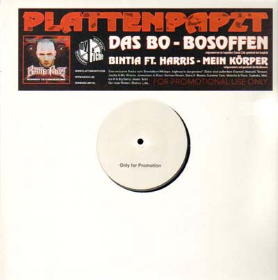 Plattenpapzt : Bosoffen / Mein Körper (12", S/Sided, Promo, W/Lbl)