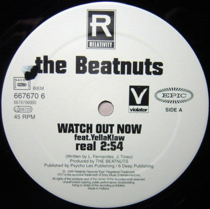 The Beatnuts : Watch Out Now (12")