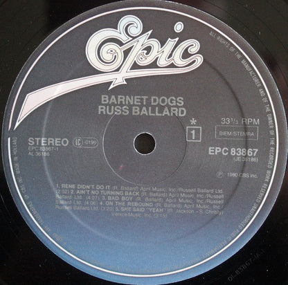 Russ Ballard : Barnet Dogs (LP, Album)