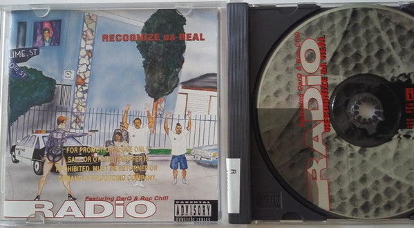 Radio (5) Featuring DarQ & Roc Chill : Recognize Da Real (CD, Album, Promo)
