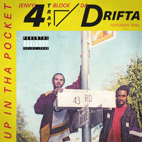 4 Tray Block & Da Drifta : Up In The Pocket (LP, Album, Ltd, Num, RE, Yel)