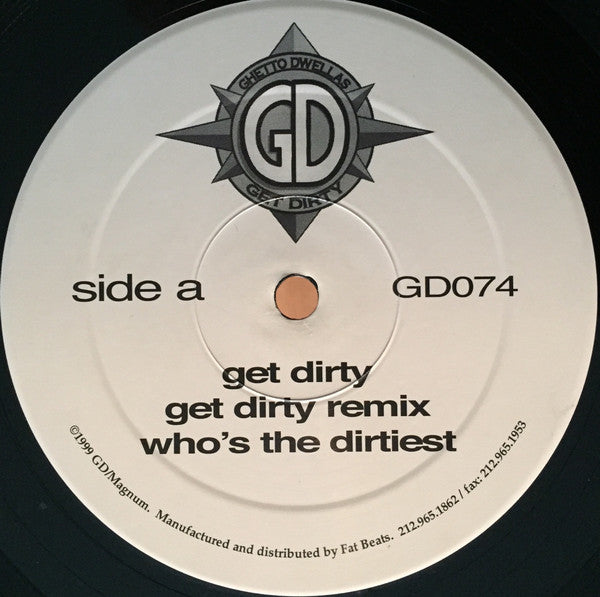 Ghetto Dwellas* : Get Dirty (12")