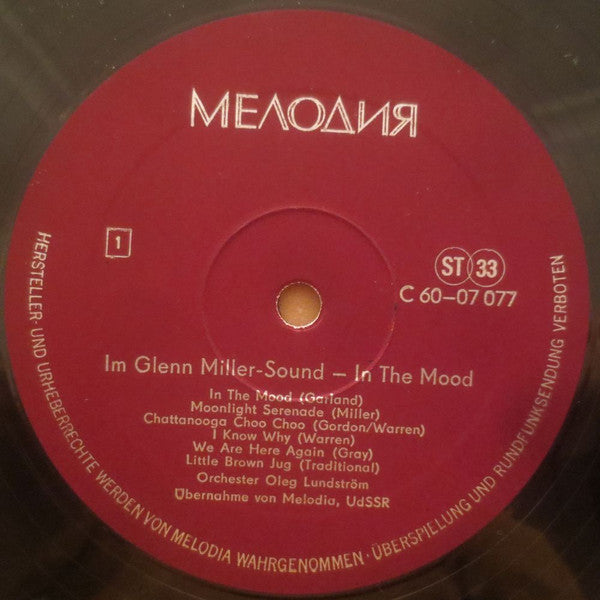 Oleg Lundstrem Orchestra : In The Mood: Glenn Miller-Sound (LP)
