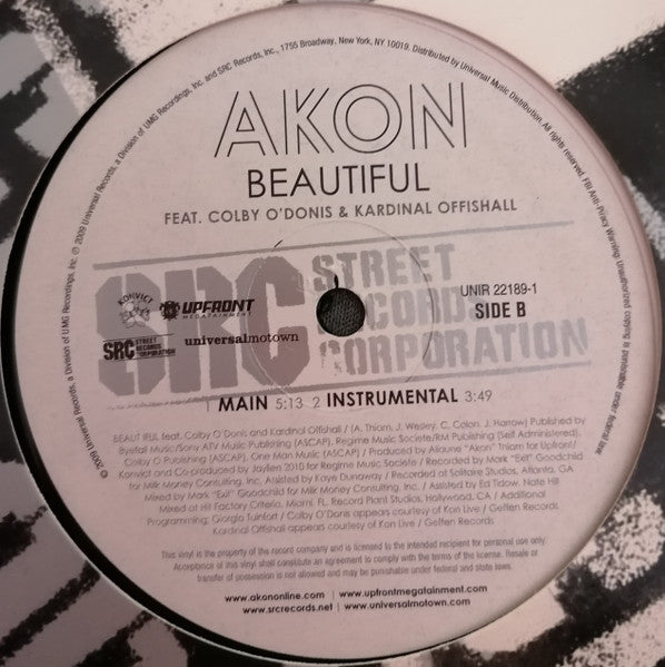 Akon : Beautiful (12")