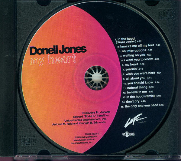 Donell Jones : My Heart (CD, Album)