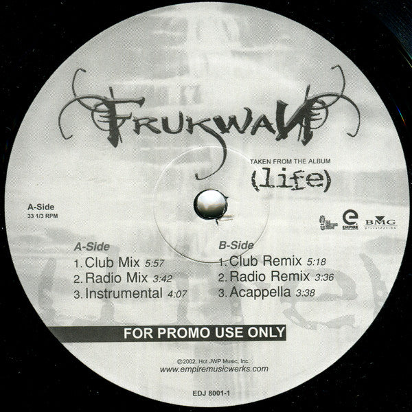 Frukwan* : Life (12", Promo)
