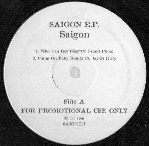 Saigon : Saigon E.P. (12", EP, Promo)