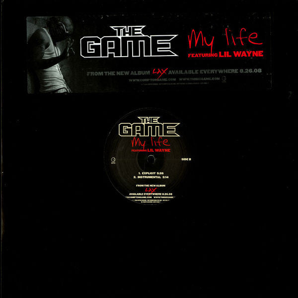 The Game (2) feat. Lil' Wayne* : My Life (12", Promo)