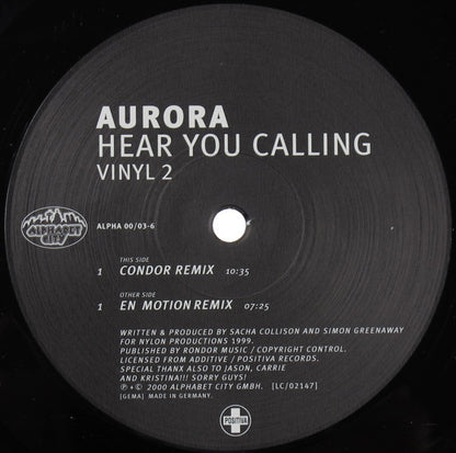 Aurora : Hear You Calling (Vinyl 2) (12")