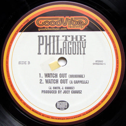 Phil Da Agony : Watch Out (12")