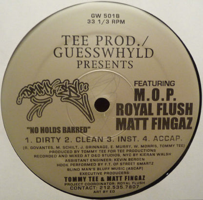 Tommy Tee : World Renown / No Holds Barred (12")