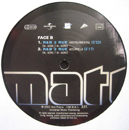 Matt (5) : R&B 2 Rue (12")