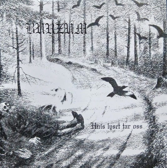 Burzum : Hvis Lyset Tar Oss (LP, Album, RE, Unofficial, Whi)