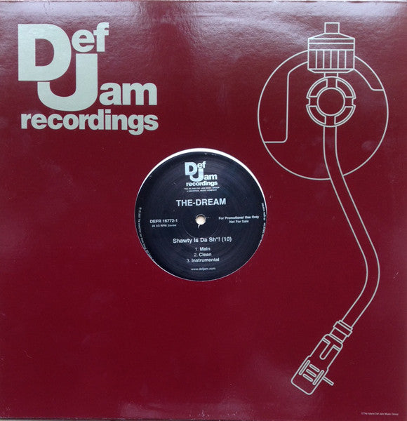 The-Dream : Shawty Is Da Sh*! (10) (12", Promo)