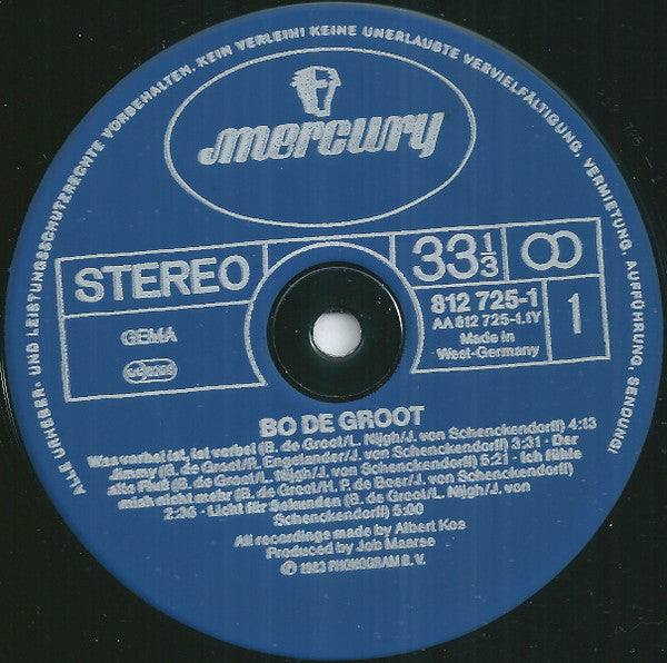 Boudewijn de Groot : Bo De Groot (LP, Album)