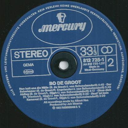 Boudewijn de Groot : Bo De Groot (LP, Album)