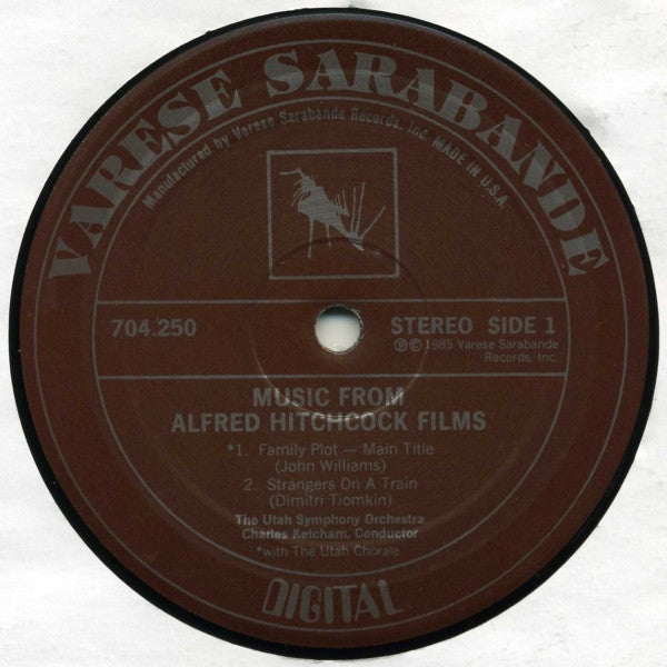 John Williams (4) / Dimitri Tiomkin / Franz Waxman / Roy Webb : Music From Alfred Hitchcock Films (LP, Album)