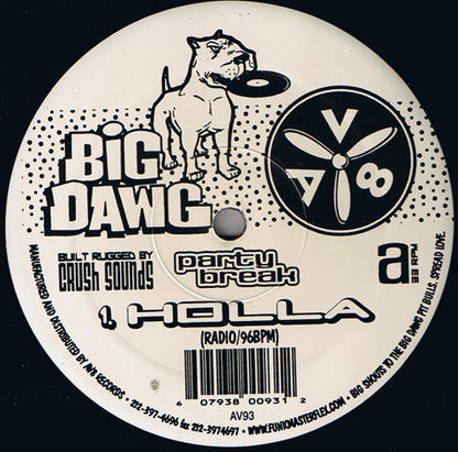 Funkmaster Flex : Holla (12")
