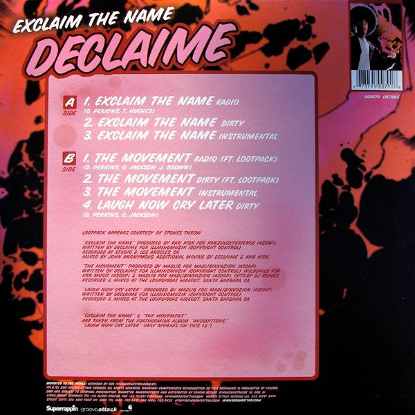 Declaime : Exclaim The Name (12")