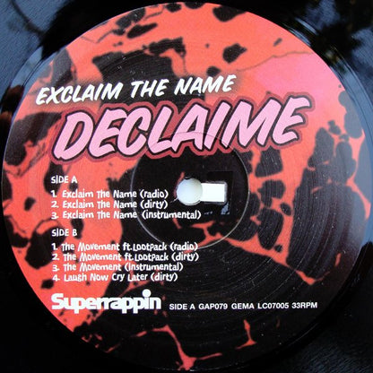 Declaime : Exclaim The Name (12")