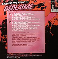 Declaime : Exclaim The Name (12")