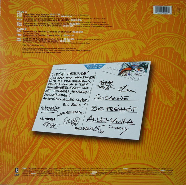 Fischmob Allstars : Susanne Zur Freiheit (12", Maxi)