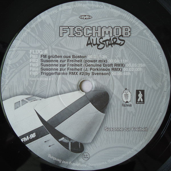 Fischmob Allstars : Susanne Zur Freiheit (12", Maxi)