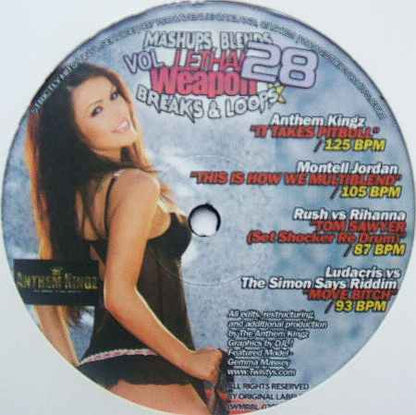 Various : Lethal Weapon Mashups, Blends, Breaks & Loops Vol. 28 (12")