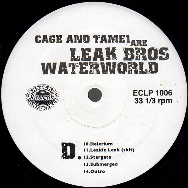Cage & Tame One Are Leak Bros : Waterworld (2xLP, Album)