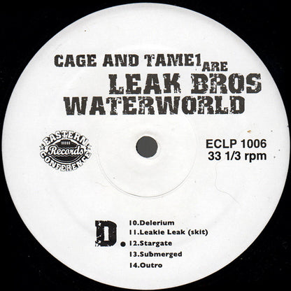 Cage & Tame One Are Leak Bros : Waterworld (2xLP, Album)