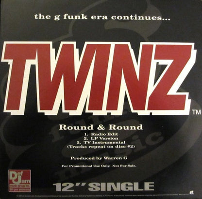Twinz (2) / Dove Shack : Round & Round / Summertime In The LBC (2x12", Single, Promo)
