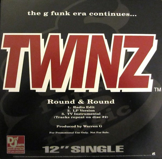 Twinz (2) / Dove Shack : Round & Round / Summertime In The LBC (2x12", Single, Promo)