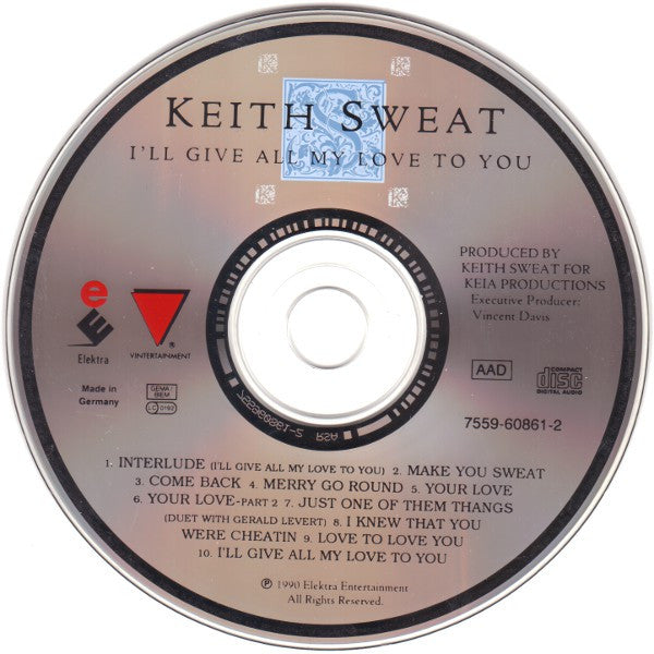 Keith Sweat : I'll Give All My Love To You (CD, Album)