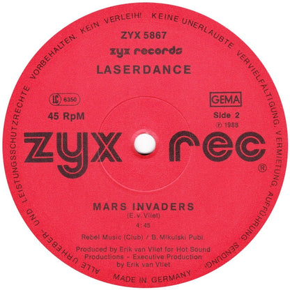 Laserdance : Laserdance ('88 Remix) (12")