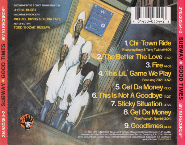 Subway (12) : Good Times (CD, Album)
