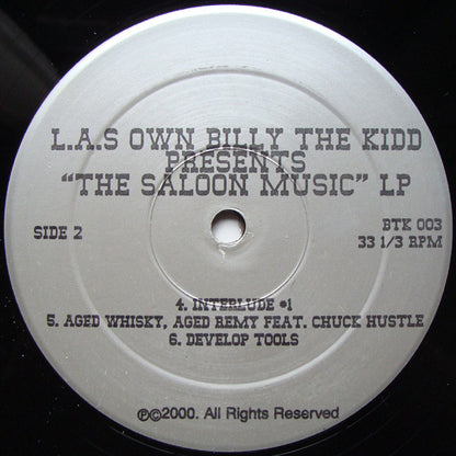 L.A.'s Own Billy The Kidd featuring Defari : L.A.s Own Billy The Kidd Presents... The Saloon Music LP (2xLP, Album)
