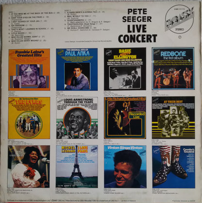 Pete Seeger : Live Concert (LP, Blu)