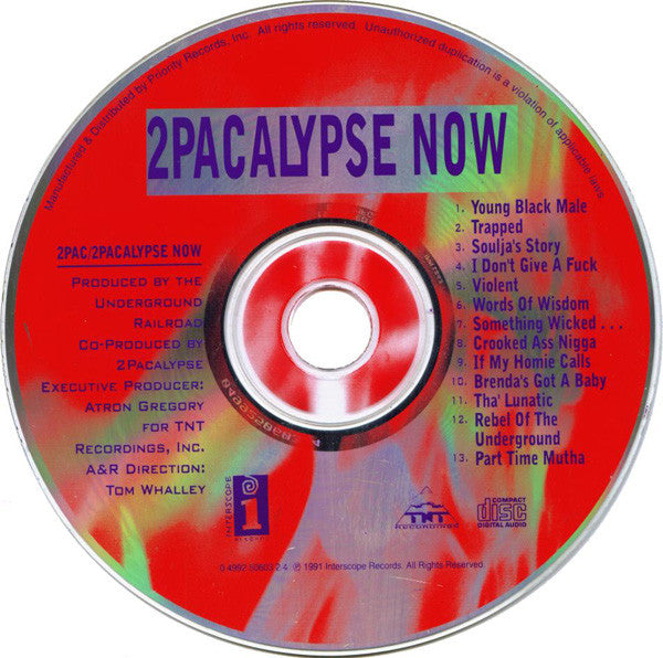 2pac : 2pacalypse Now (CD, Album, RE)