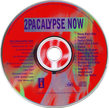 2pac : 2pacalypse Now (CD, Album, RE)