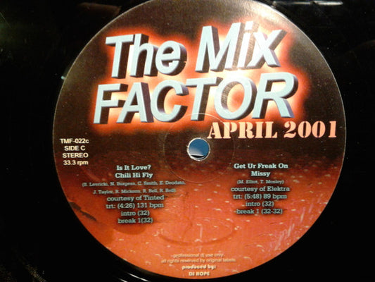 Various : The Mix Factor (April 2001) (2x12", Comp, Promo)