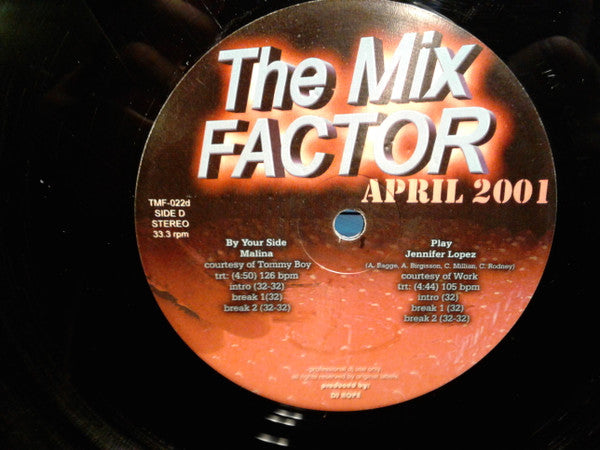 Various : The Mix Factor (April 2001) (2x12", Comp, Promo)